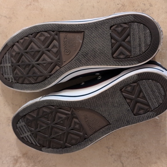 Converse Canvas Sneakers Navy White - Size 9 - Picture 7 of 10